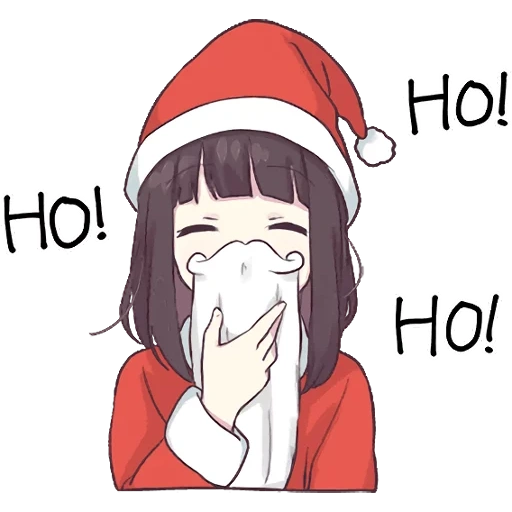 menher chan, anime zeichnungen, neujahrsanime, anime weihnachten, neujahrsmänner chan