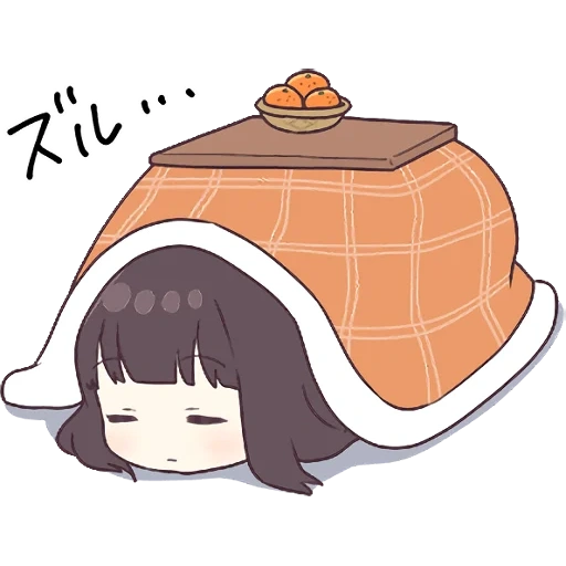 chibi, bild, und menhera, kotatsu anime, anime zeichnungen
