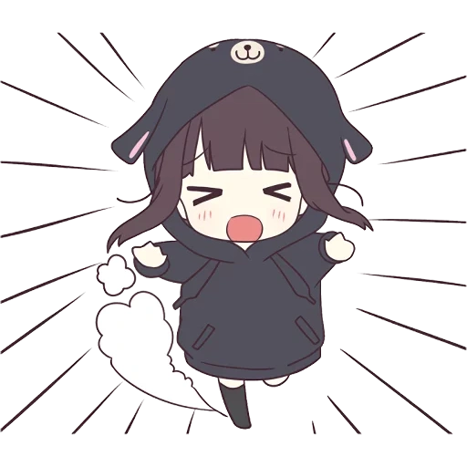 Menhera chan- @cocopry Sticker 6 by Сергій Корсак - LottieFiles