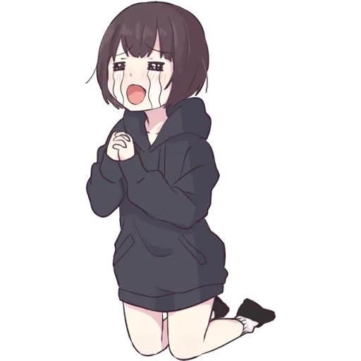 yegor letov, menhera chan, anime girl, karakter anime, menhra chang chibi