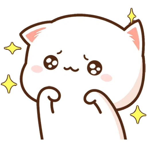 mochi mochi pêssego gato, mochi pêssego gato, kawaii gato, kitty kawaii, desenhos de kawaii fofos