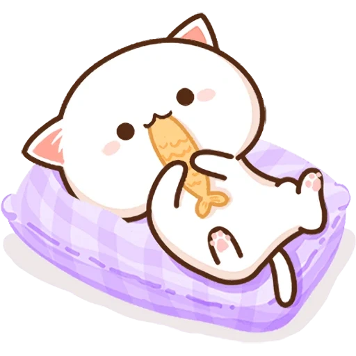 mochi mochi gato de durazno, lindos dibujos kawai, dibujos lindos chibi, kavian cats, kawaii cat