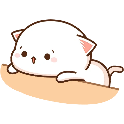 encantadores gatos kawaii, mochi mochi gato de durazno, kawaii gato, kava gatos, mochi peach cat