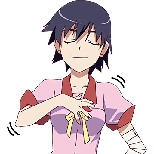 monogatari, monogatari musim 1, anime bakemonogatari, bakemonogatari kanbaru, karakter anime bikemonogatari kanbora