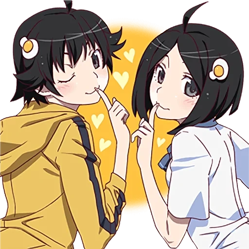 monogatari, karen araragi, tsukhey araragi, serie monogatari, monogatari araragi