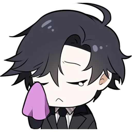 chibi, jumin khan, emoji de anime