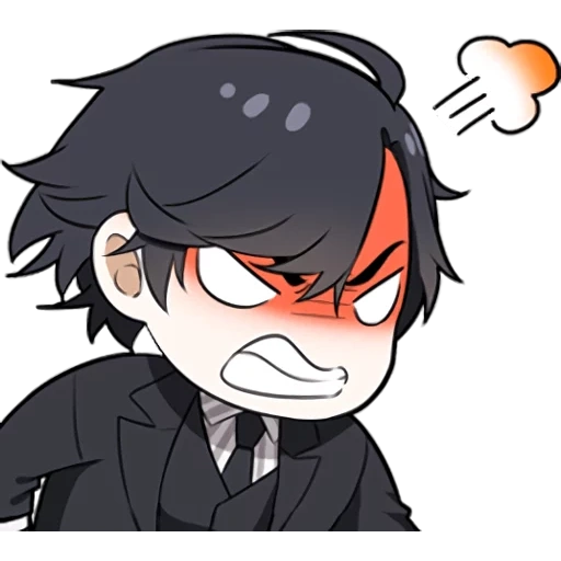 jumin khan, mystic messenger, mistic messenger jumin, emoji mystic messenger black sfrollo