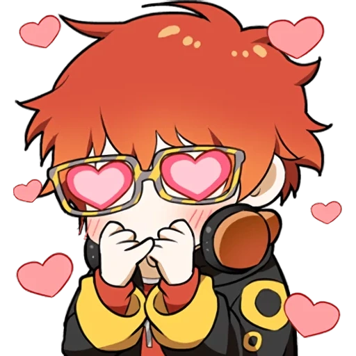 idéias de anime, personagens de anime, mystic messenger, mystic messenger 707, 707 mystic messenger