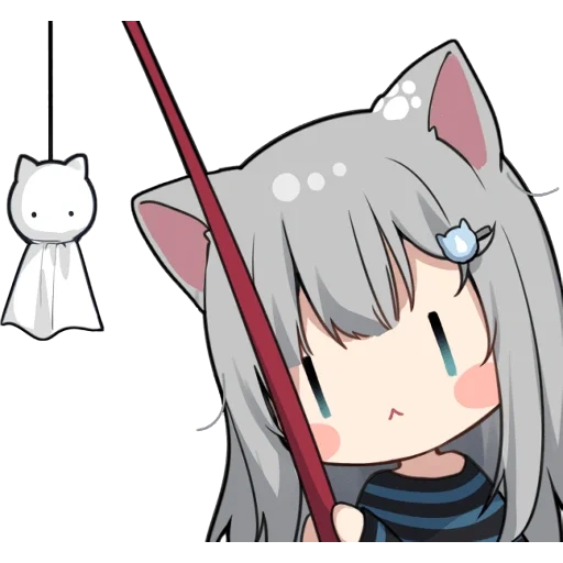 neko, chibi noko, anime kucing, nachonekodayo, anime gadis kucing