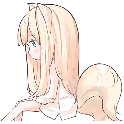 nikovan, anime neko, anime girl, anime picture, animation reference