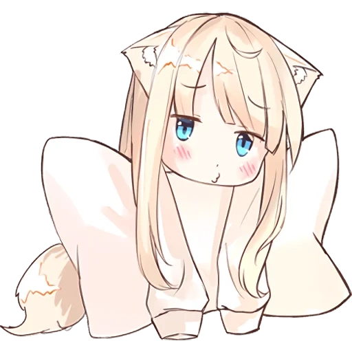 nekochan, eu não estou no mia, nekomimi-mia, desenhos de anime, lindos desenhos de anime