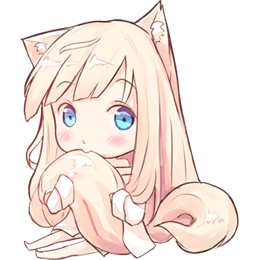 nekochan, anime chan, anime un peu, je ne suis pas à mia, anime de chat de fille