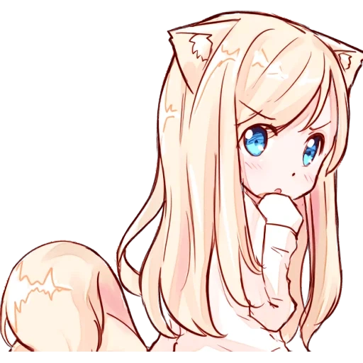 anime chan, eu não estou no mia, anime de gato de menina