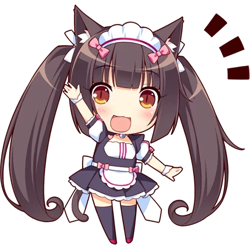 некопара, nekopara, некопара чиби, чокола некопара