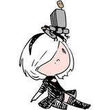 NieR:Automata 2B ENG :: @line_stickers