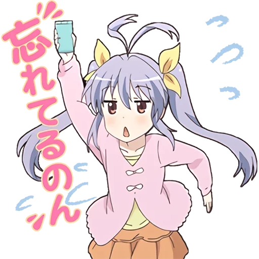 chen renge, art de l'anime, images animées, non non biyori, personnages d'anime