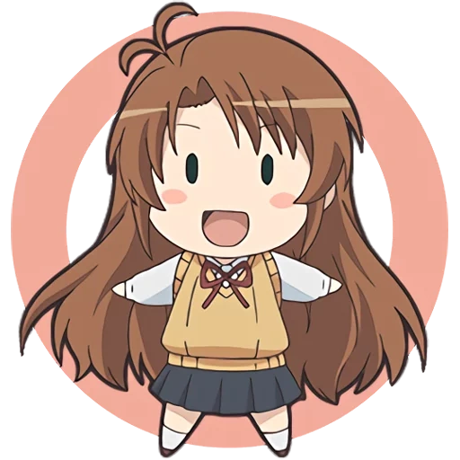 la parete rossa, anime, anime carino, i personaggi di chibi