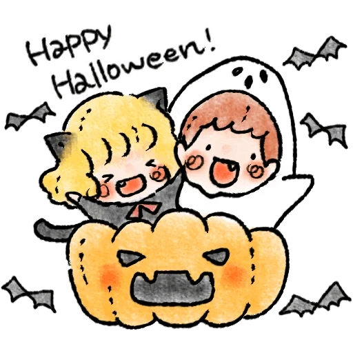 animation, halloween, kaji halloween, lovely halloween, lovely cartoon pattern