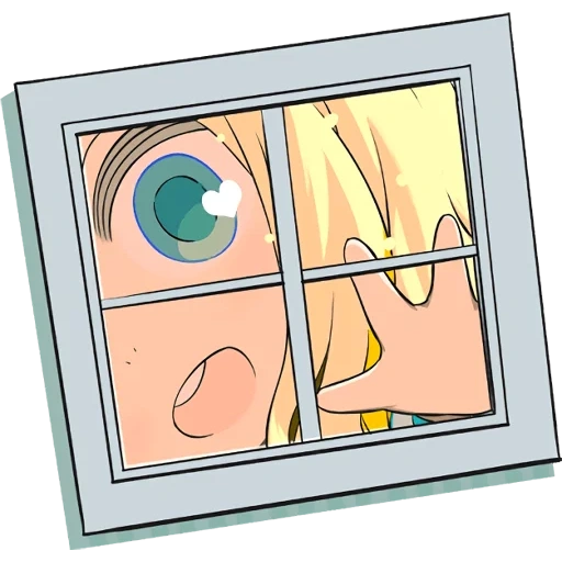 janela, olho, vidro, a janela da casa, pontos nos olhos