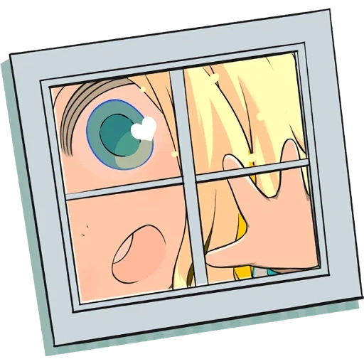 the window, das auge, das glas, fenster des hauses, flecken in den augen