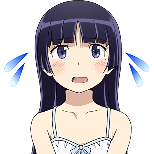 kuronko, ruri chan, hinata ahegao, anime kuroneco, nah adikku tidak bisa begitu manis