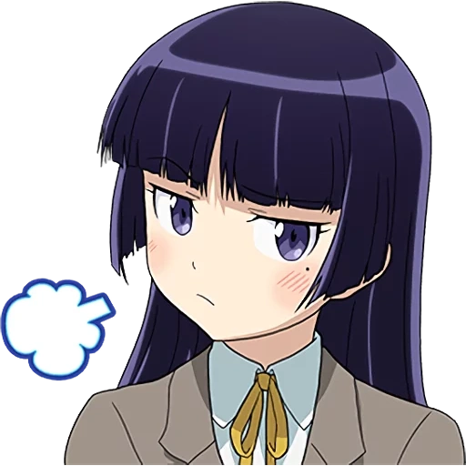 kuronko, gokou ruri, anime feys, anime ruri goko, eh bien ma sœur ne peut pas être si douce