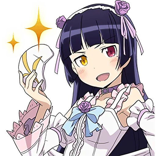 ruri chan, ruri gokou, ruri kuronko, kuroneco oremo, karakter anime