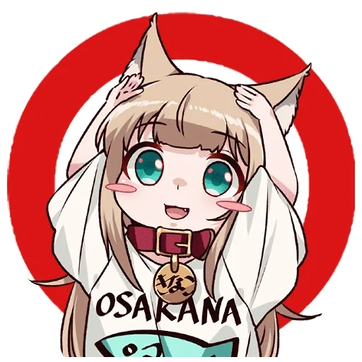 kinako, anime beberapa, kinako neko, kinako tidak, osakana neko