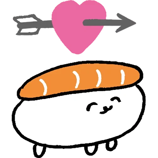immagine dello schermo, disegno di sushi, sushi sushi, ronda disegno, cartone animato di sushi