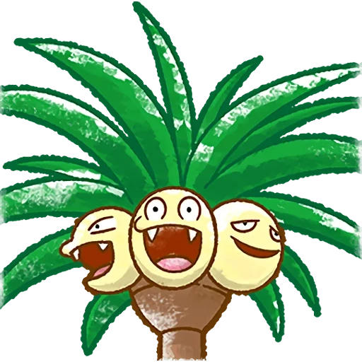 alola exeggutor, exeggutor покемон, list pokémon introduced in generation i