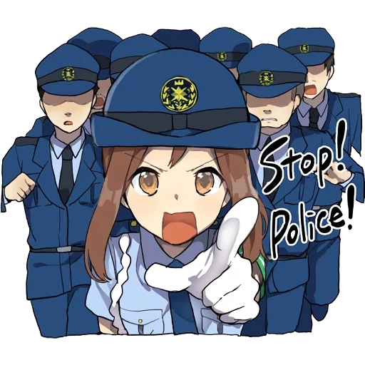 sile, anime fbi, anime police, police anime, anime girls are police officers