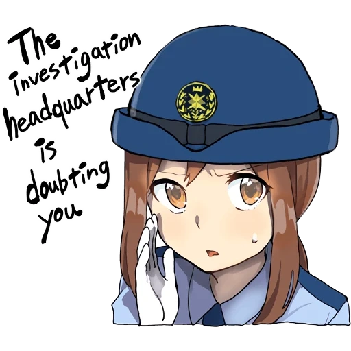 hari, anime fbi, anime girl, polisi anime, anime girl police