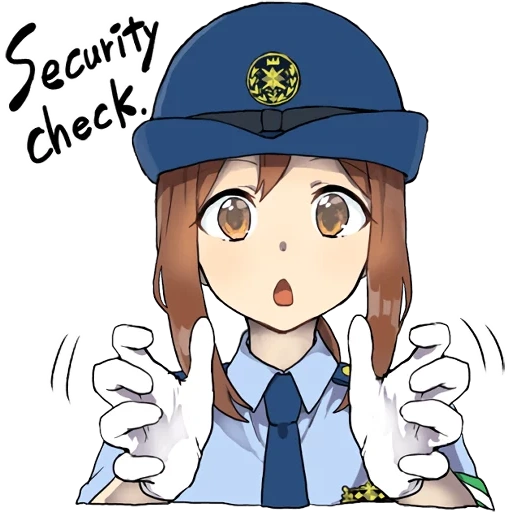 fbi de animación, chica de animación, policía de animación, animación policial, policía de anime