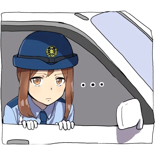 anime, anime girl, anime police, die polizei anime, anime mädchen polizist