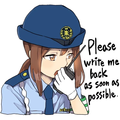anime girl, anime police, anime characters, police anime, anime girls are police officers