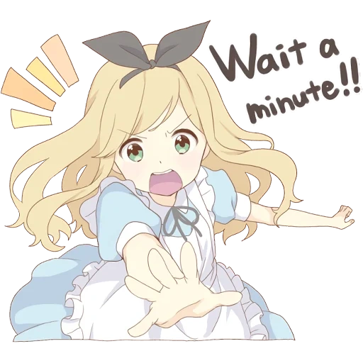 animation art, pom's alice, alice of anime pom, anime alice sticker, pom's alice kansai dialect