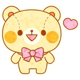 Pop Teddy Bear :: @line_stickers