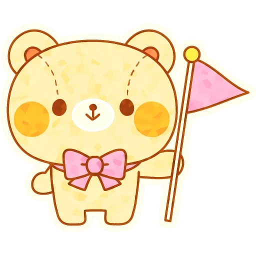 un giocattolo, anime carino, mishka rilalakum, i disegni anime sono carini, orso giapponese rilalakum