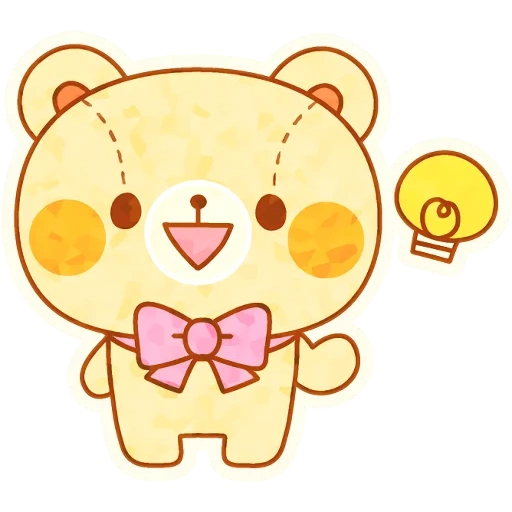 каваи, рисунки кавай, мишка рилаккума, японский медведь рилаккума