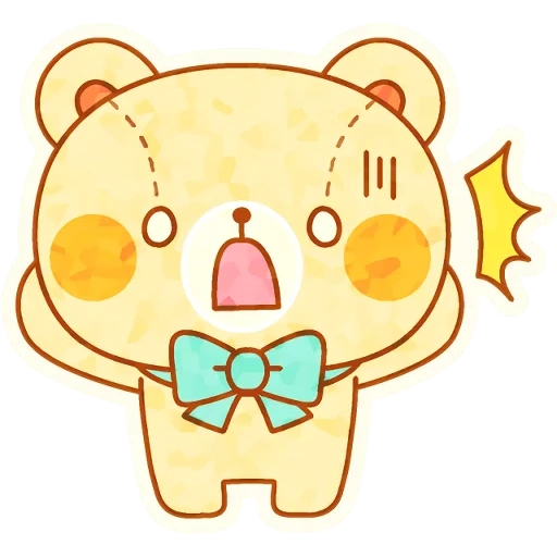kawaii, chibi carino, anime carino, i disegni anime sono carini, orso giapponese rilalakum