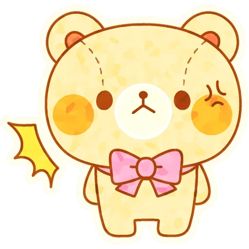 belat, rilak kuma, pola yang lucu, bergerak komik lucu, beruang lila kuma jepang