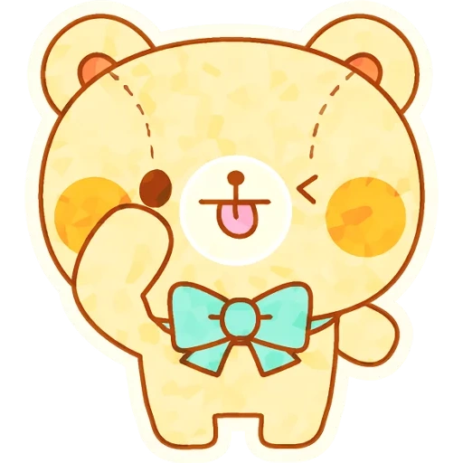 клипарт, cute bear, рилаккума, мишка рилаккума, японский медведь рилаккума
