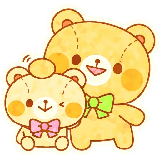 kawaii, clipart, rilalakum, mishka rilalakum, bear japonês rilalakum