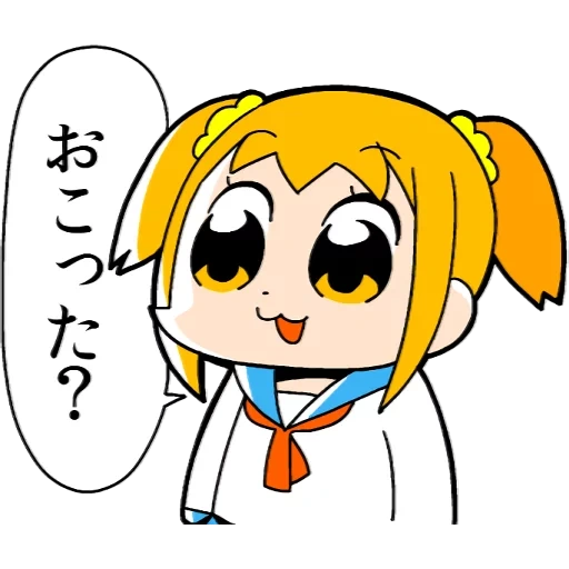 anime, team epic, pop team epic, personnages d'anime