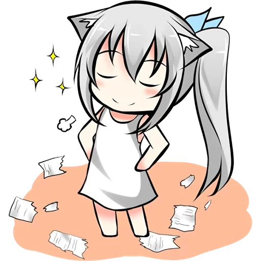 chibi, anime, anime neko, chibi anime, anime chibiki