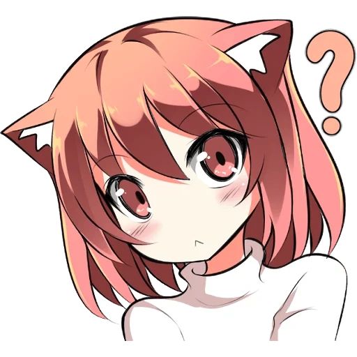 la parete rossa, anime neko, anime chibi, emoticon pacchetto anime, mukineko puniko