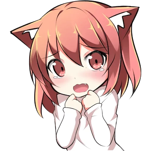 chibi, anime neko, anime girl, mukineko puniko, pola anime yang lucu