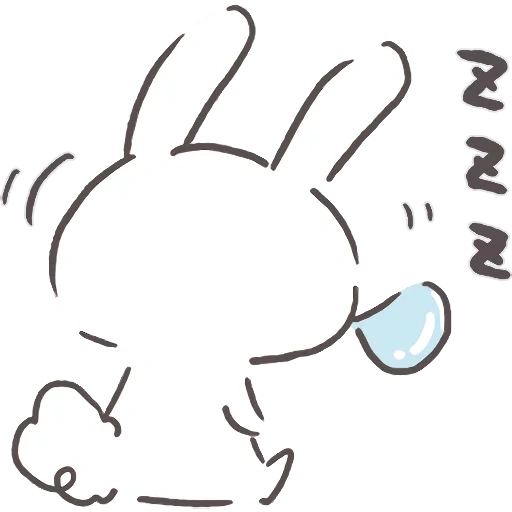 lapin, lapin commun, stickers lapin, stickers mimi, lapin mignon silhouette de lapin