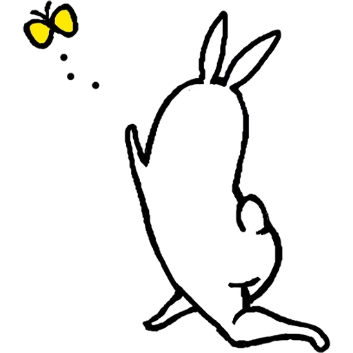 conejo, conejo de liebre, dibujo de conejo, conejo con las hermosas piernas