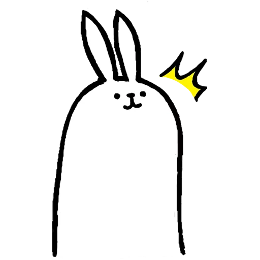 кролик, кролик заяц, срисовки зайчика